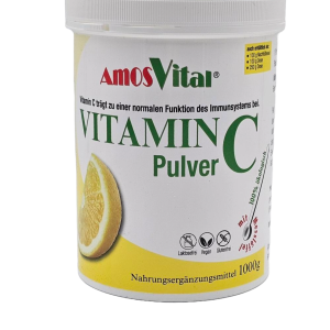 AMOSVITAL Vitamin C-Pulver 1000g