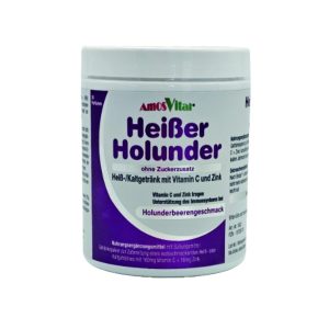 Heißer Holunder mit Vitamin C und Zink zur Unterstützung des Immunsystems - zuckerfrei - 30 Portionen - der Umwelt zu Liebe in der Dose - vegan