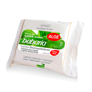 Amosvital Babaria Aloe Vera Make-up Reinigungstücher 20 Stück