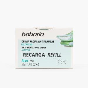 Babaria Aloe Vera Anti-Falten Creme 50ml im Nachfülltiegel