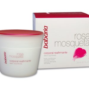 Amosvital Babaria Rosa Mosqueta straffende Körpercreme 200ml