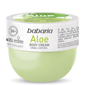 Amosvital Babaria Köpercreme mit Aloe Vera 400 ml - 100% vegan