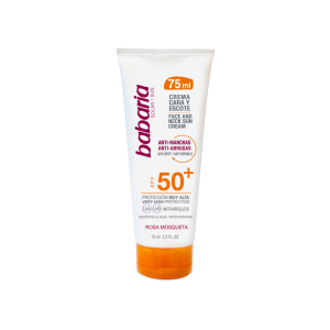 Babaria Gesichts- und Hals Anti-Falten Sonnencreme 75ml  LFS 50+