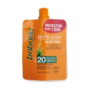 Amosvital Babaria Aloe Vera Einmal-Sonnenmilch LSF-20 - Tagesportion