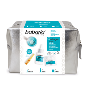 babaria Collagen Gesichtspflegeset mit Kosmetiktasche