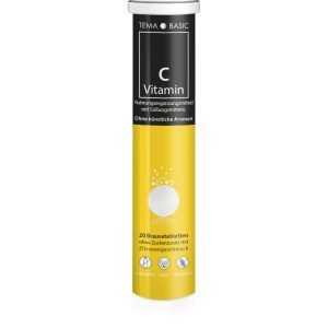 TEMA Vitamin C Brausetablette - vegan - laktosefrei - glutenfrei - ohne künstliche Aromen